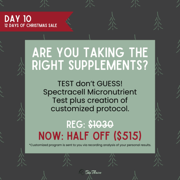 Spectracell Micronutrient Test