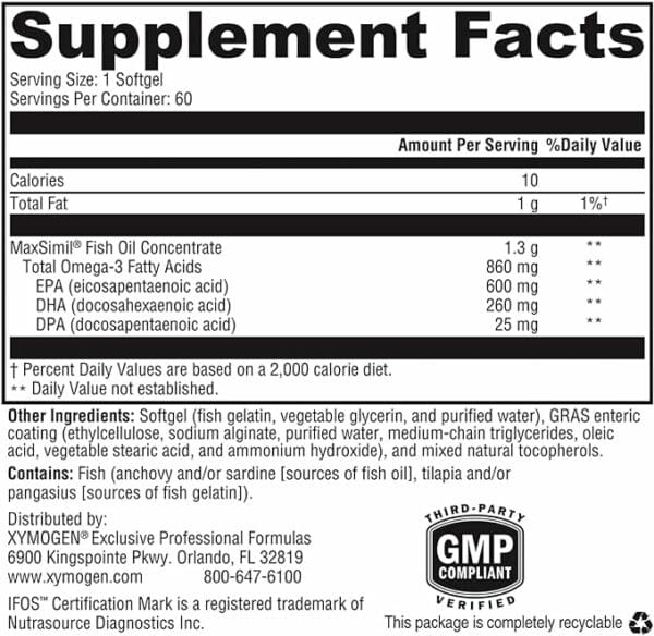 Omega MonoPure® 1300 EC 120 Softgels - Image 3