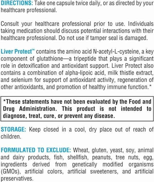 Liver Protect™ 120 Capsules - Image 2